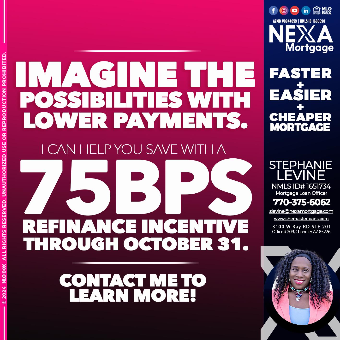 IMAGINE - Stephanie Levine -Mortgage Loan Officer