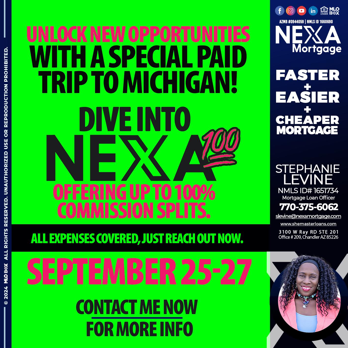 NEXA 100 - Stephanie Levine -Mortgage Loan Officer