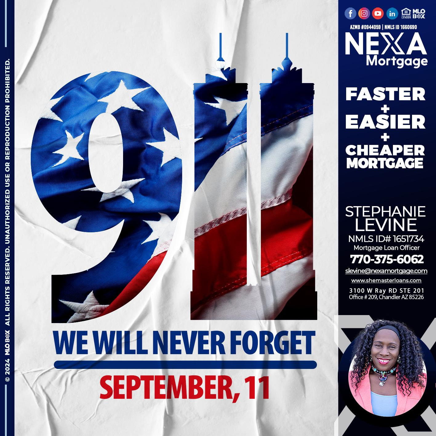 911 - Stephanie Levine -Mortgage Loan Officer