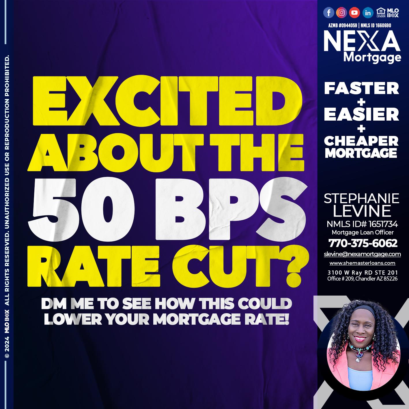 EXCITED - Stephanie Levine -Mortgage Loan Officer