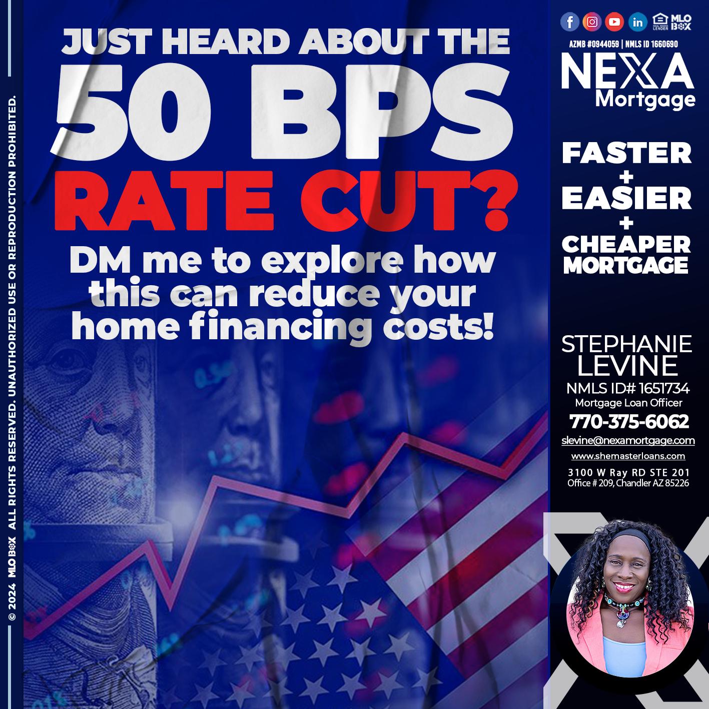 50 BPS - Stephanie Levine -Mortgage Loan Officer