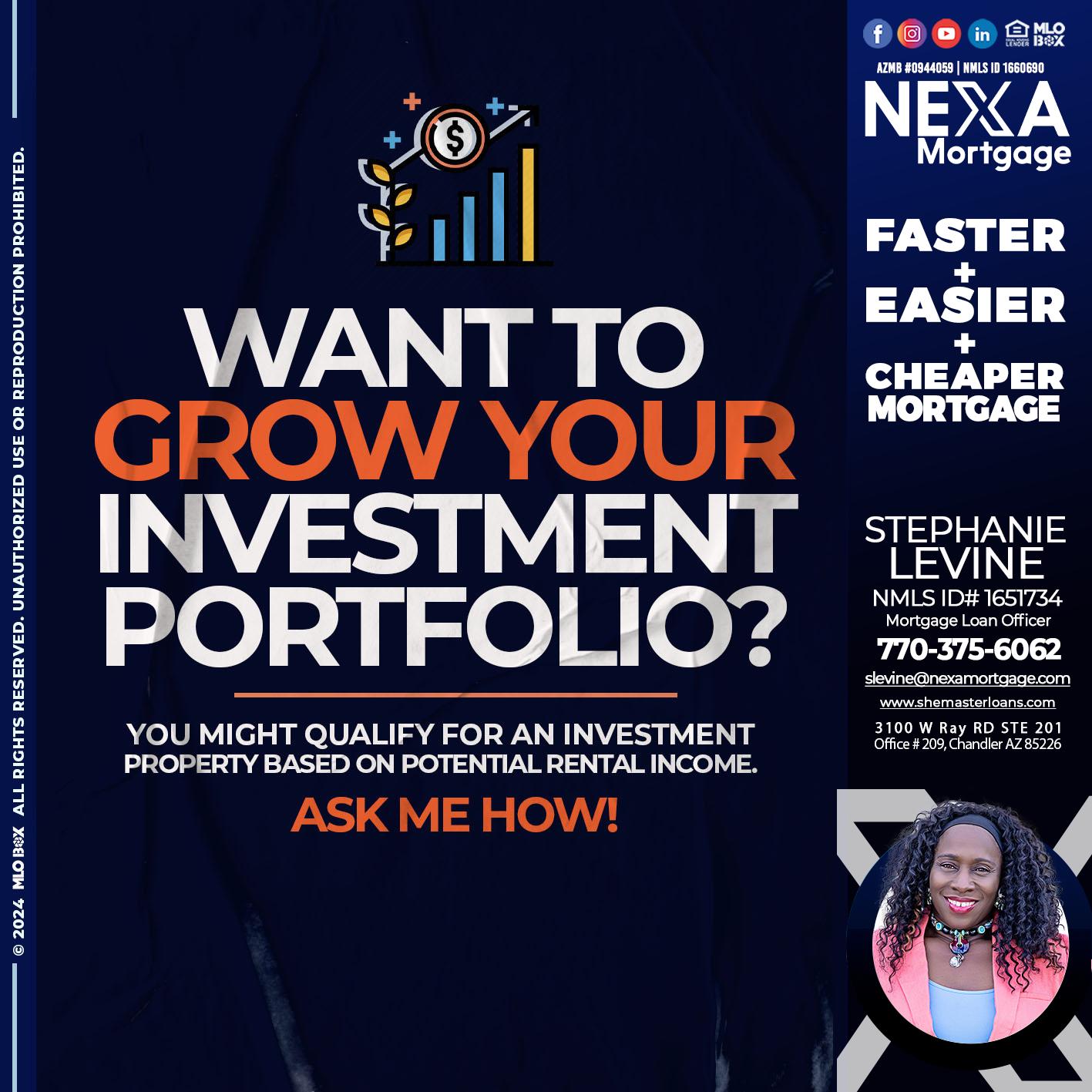 want to grow - Stephanie Levine -Mortgage Loan Officer