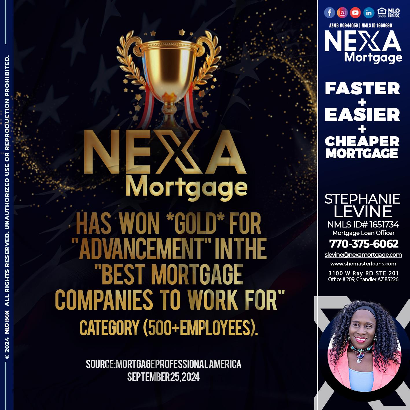 nexa 500 2 - Stephanie Levine -Mortgage Loan Officer