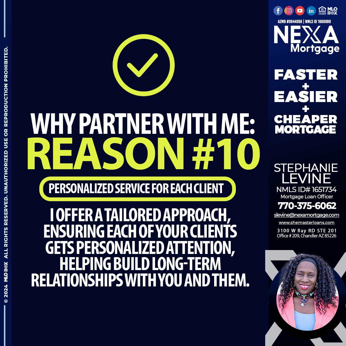 R10 - Stephanie Levine -Mortgage Loan Officer