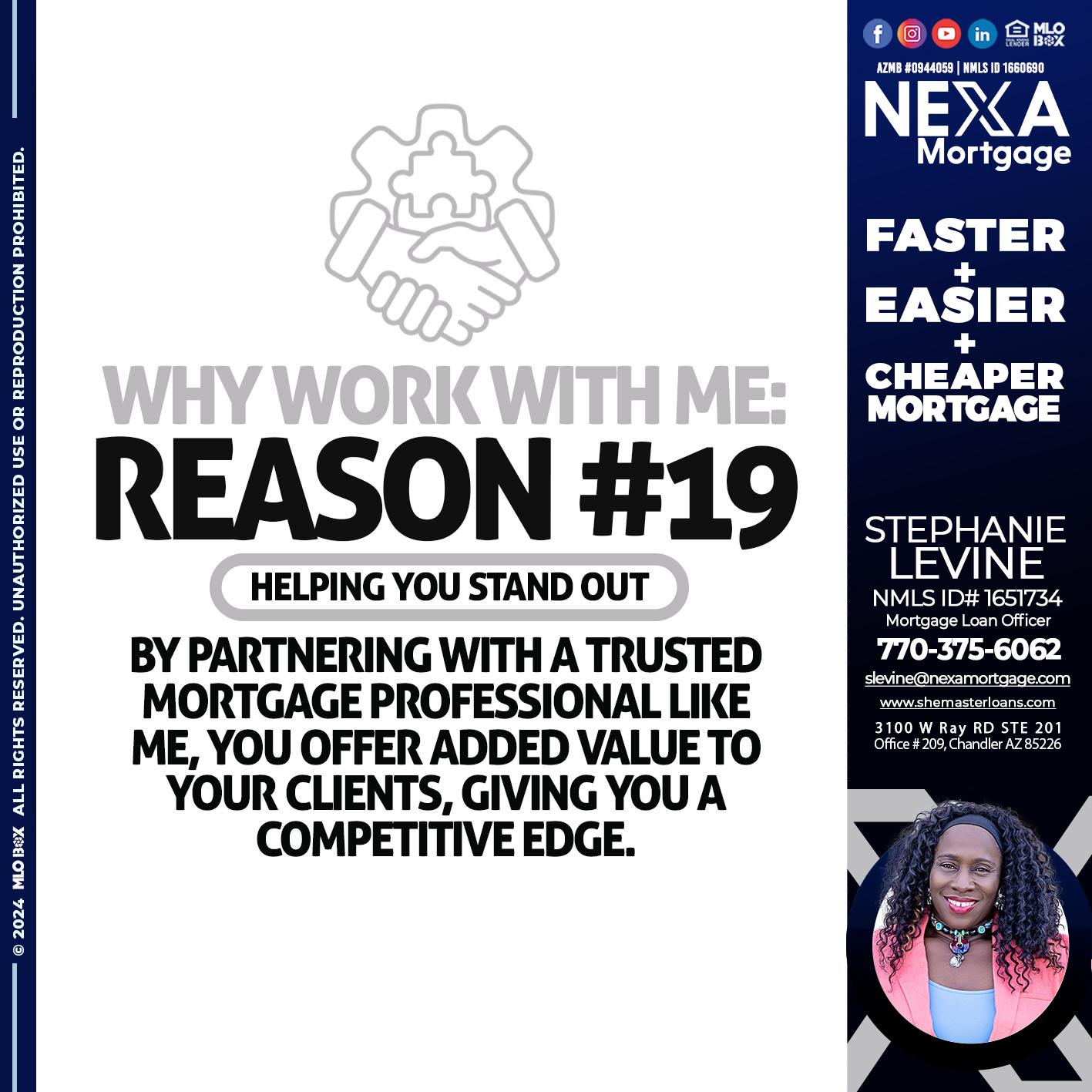 R19 - Stephanie Levine -Mortgage Loan Officer