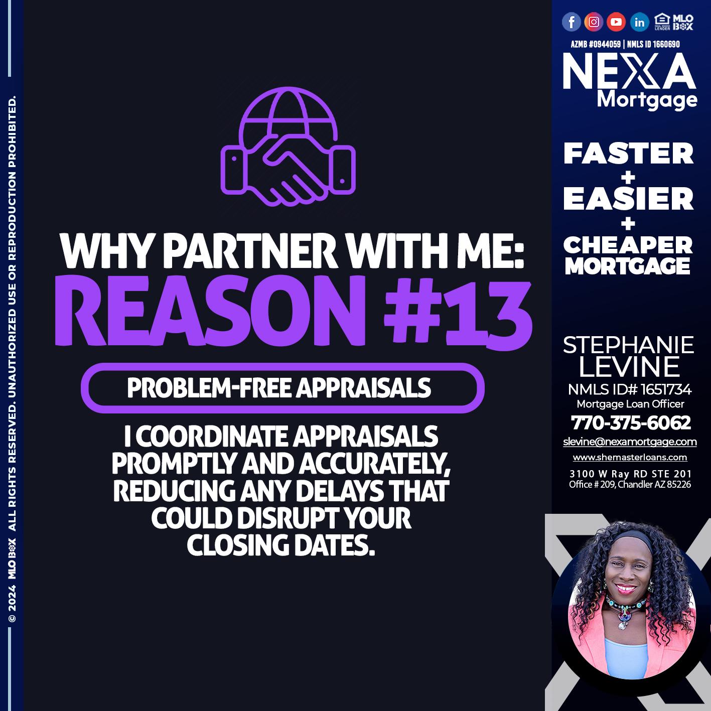 R13 - Stephanie Levine -Mortgage Loan Officer