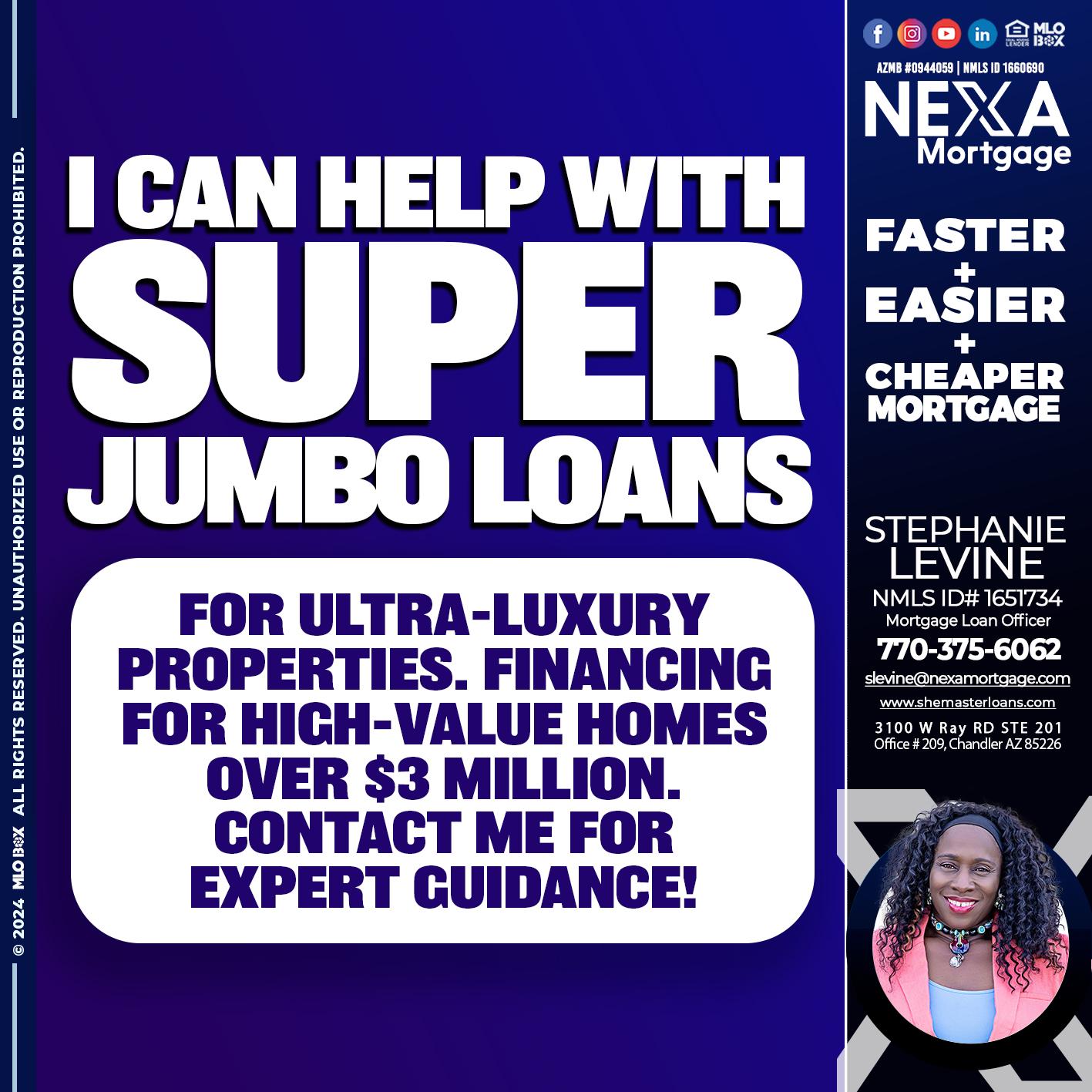 I CAN HELP - Stephanie Levine -Mortgage Loan Officer