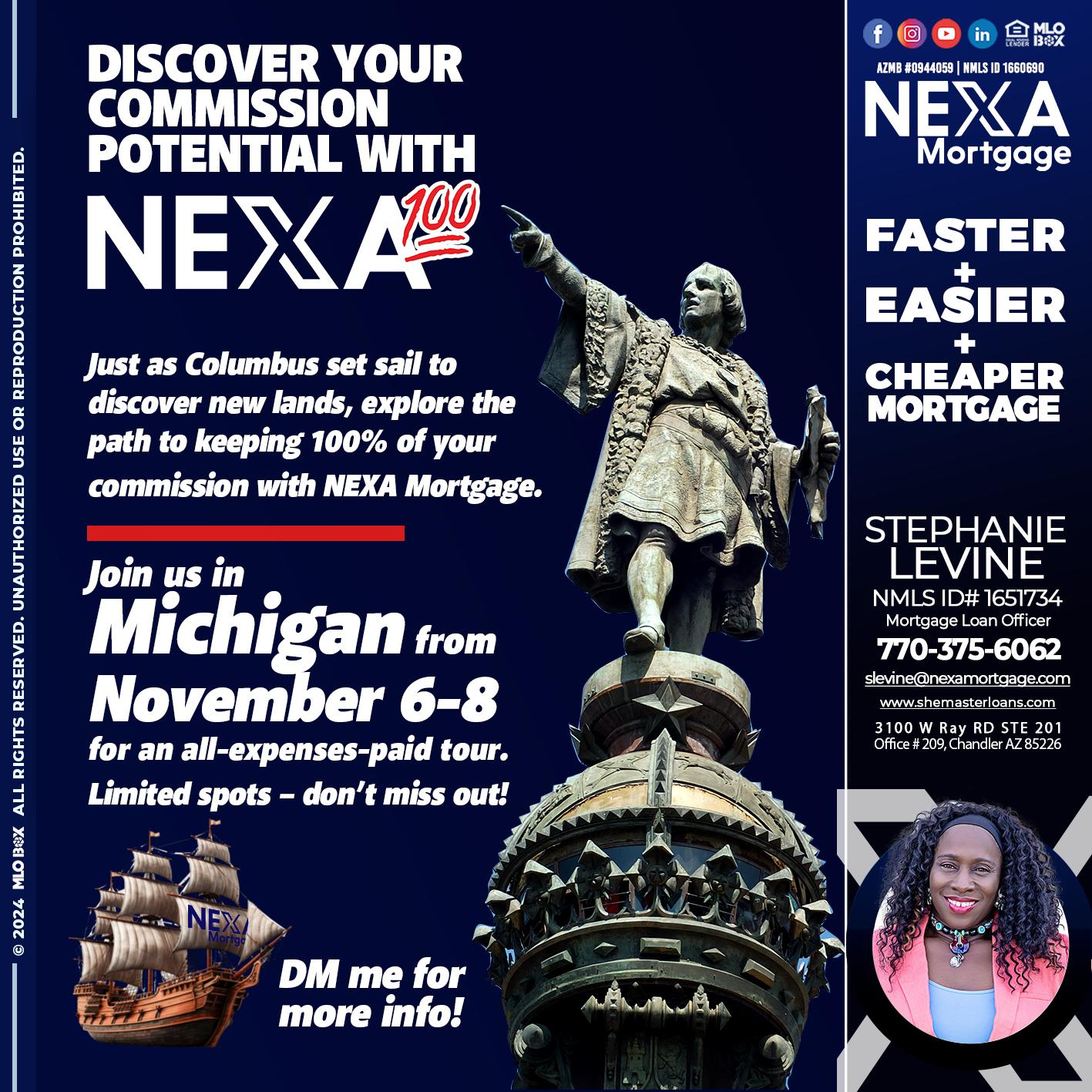 columbus day - Stephanie Levine -Mortgage Loan Officer