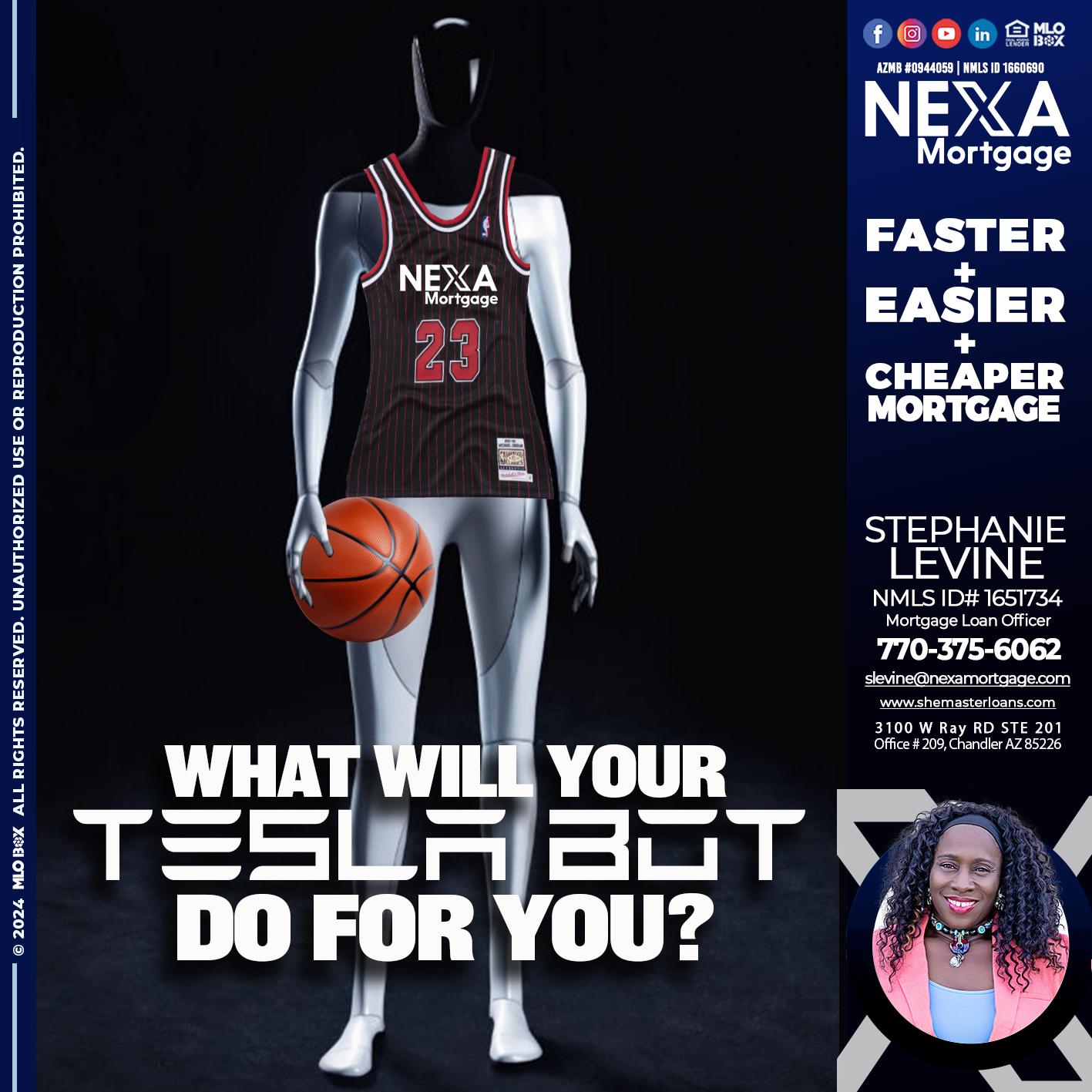 WHAT WILL YOUR - Stephanie Levine -Mortgage Loan Officer