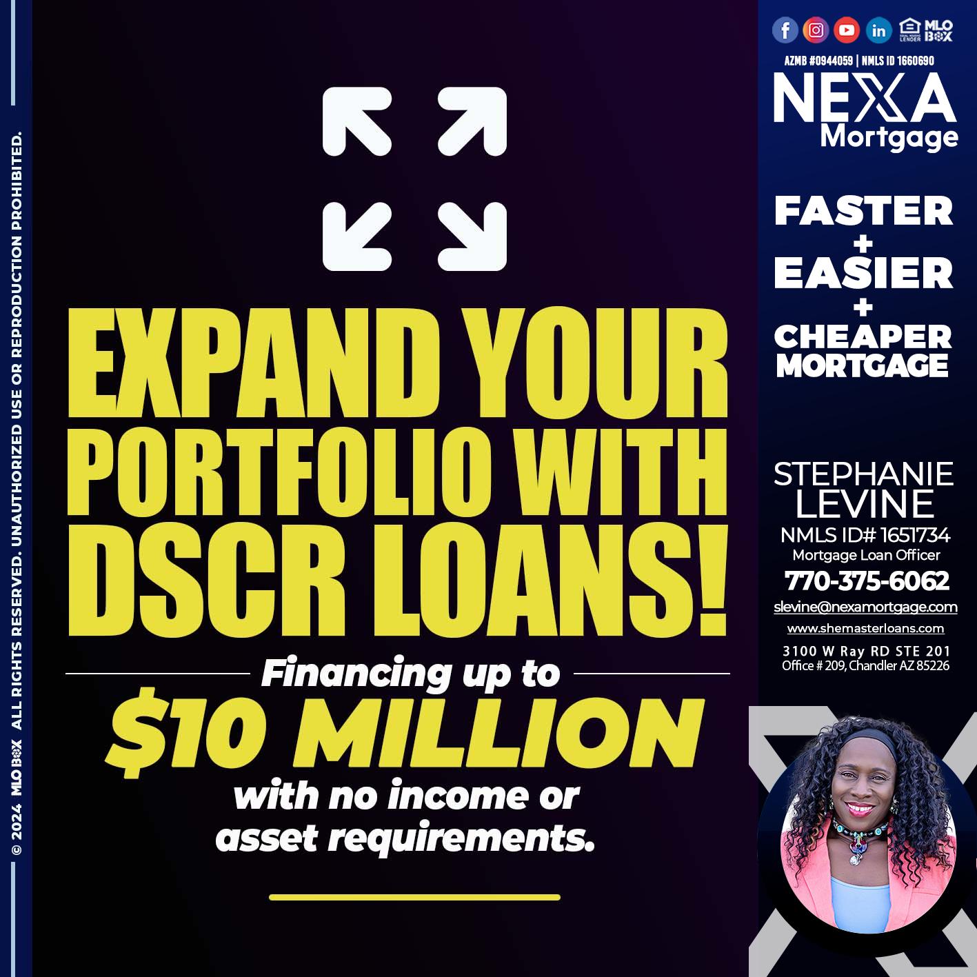 expand your - Stephanie Levine -Mortgage Loan Officer