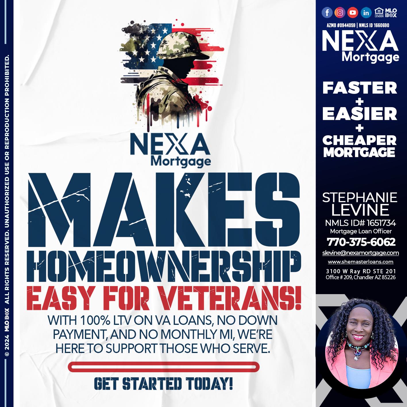 NEXA MAKES - Stephanie Levine -Mortgage Loan Officer