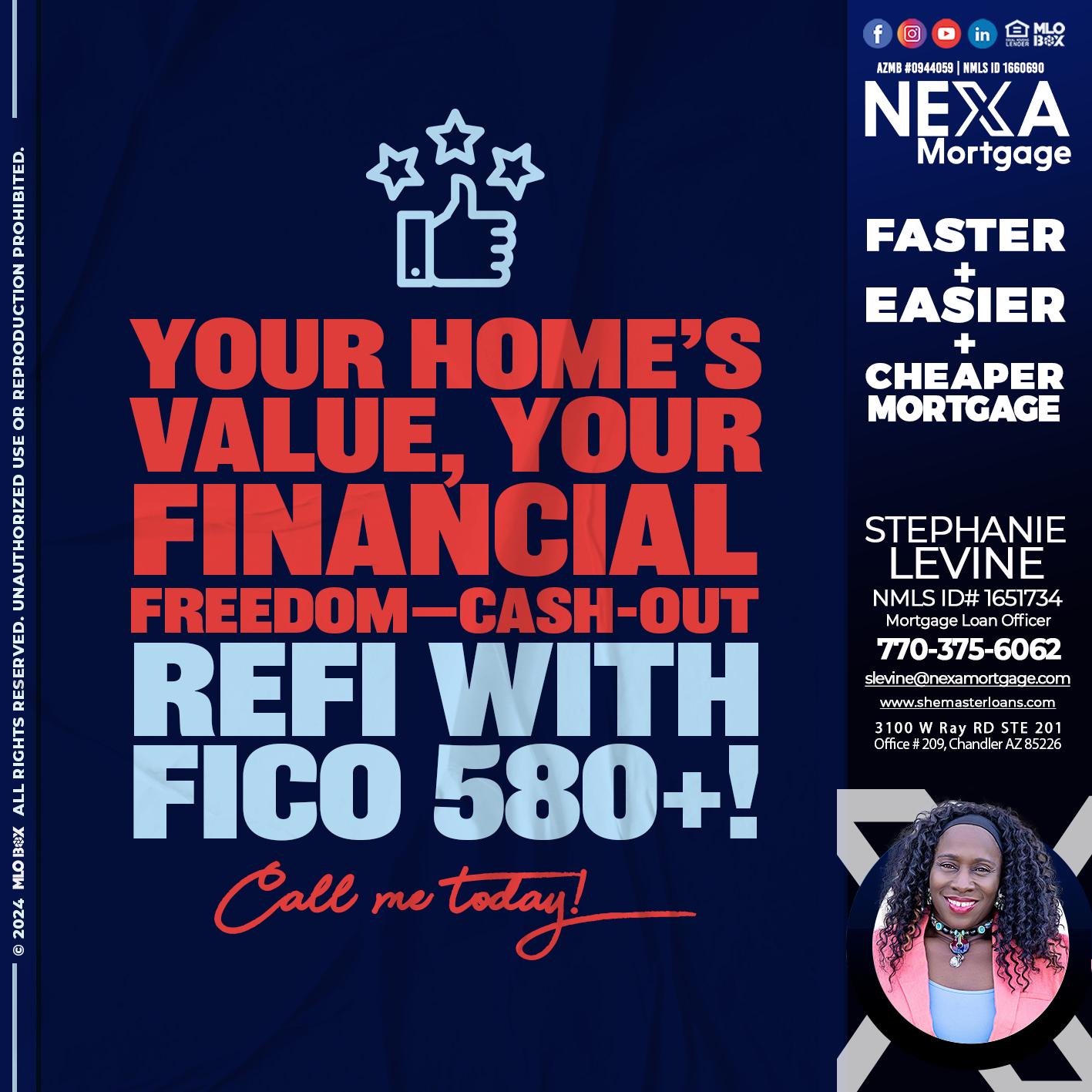 YOUR HOMES VALUE - Stephanie Levine -Mortgage Loan Officer