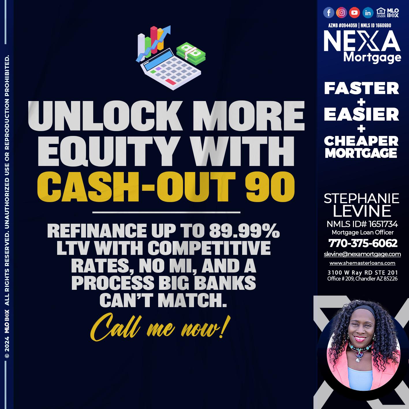 UNLOCK MORE - Stephanie Levine -Mortgage Loan Officer
