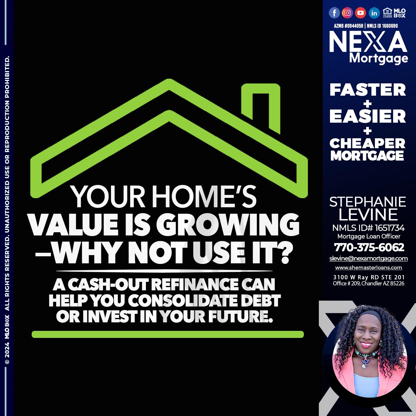 your homes - Stephanie Levine -Mortgage Loan Officer