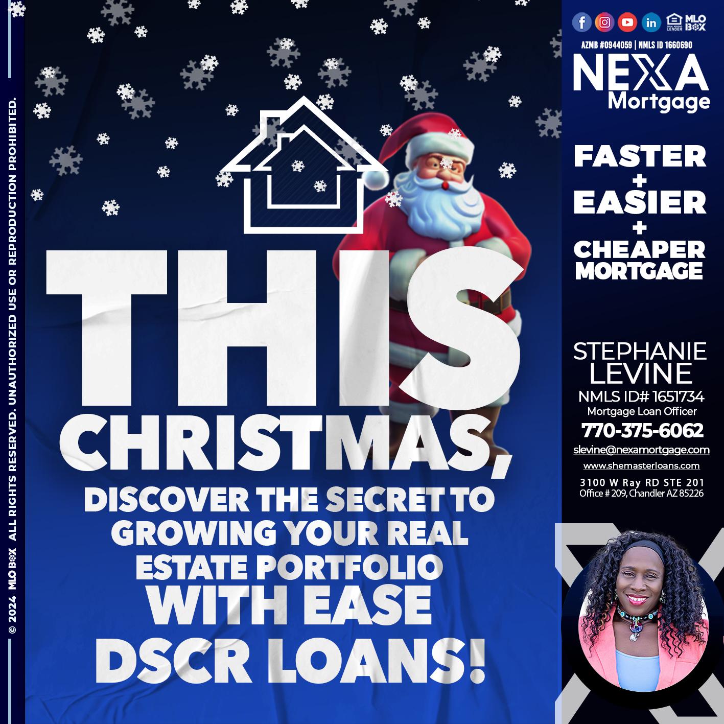 this christmass - Stephanie Levine -Mortgage Loan Officer