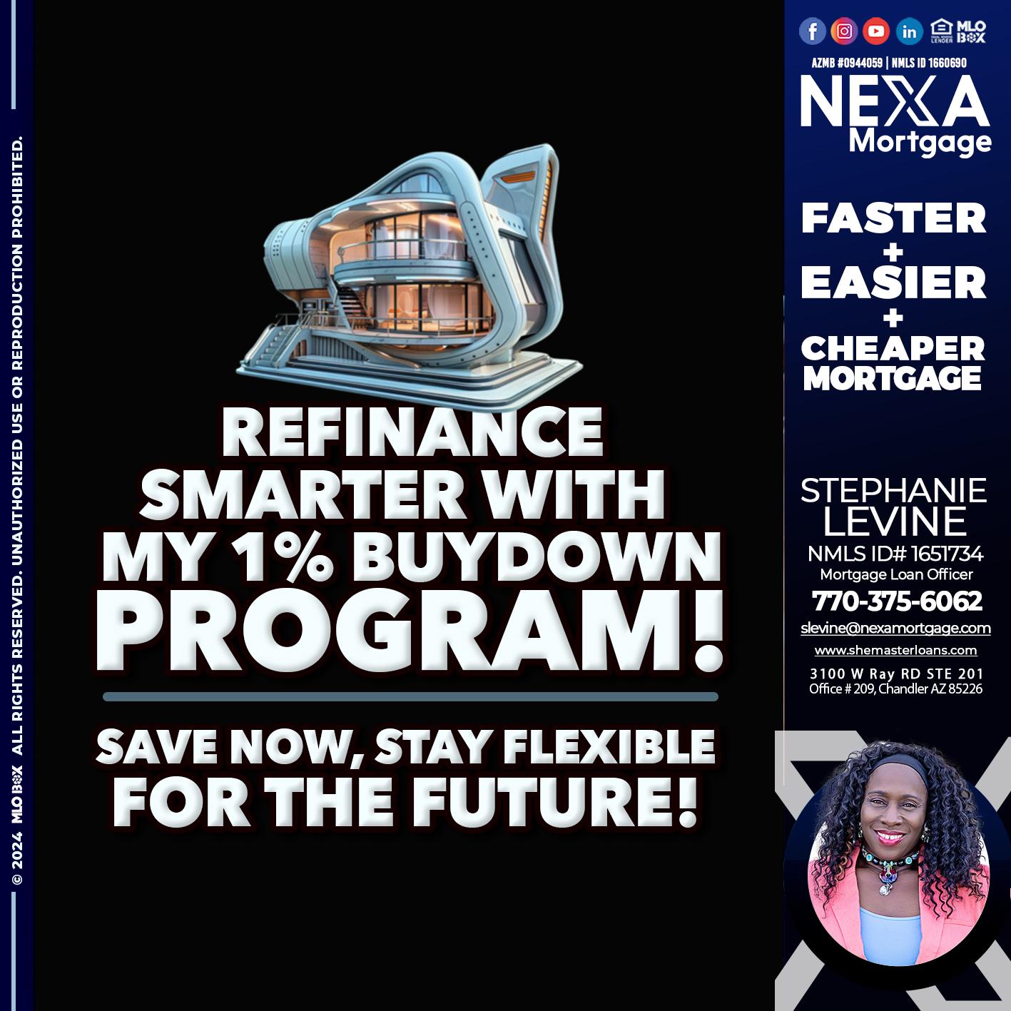 REFINANCE SMARTER - Stephanie Levine -Mortgage Loan Officer
