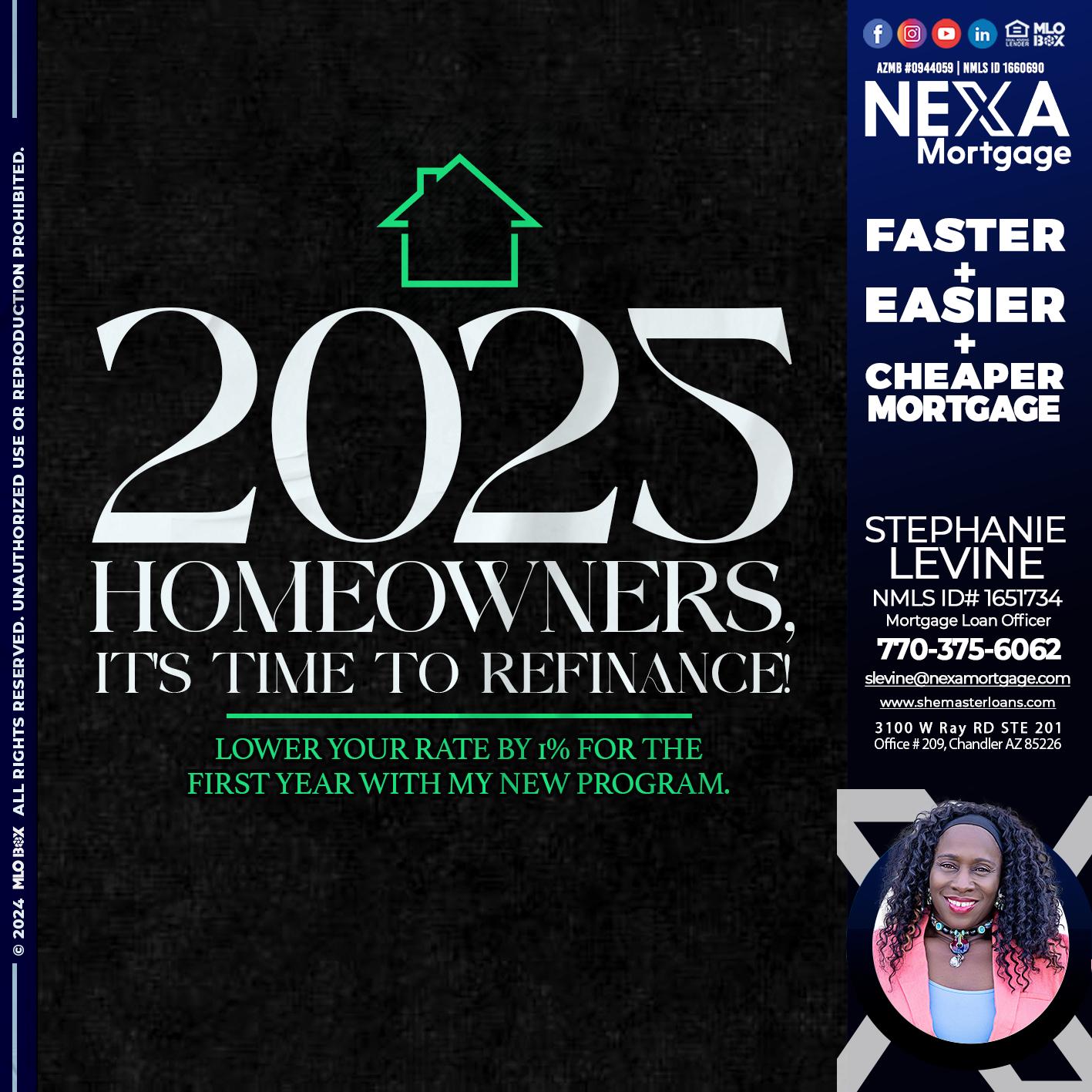 2025 HOMEOWNERSHIP - Stephanie Levine -Mortgage Loan Officer