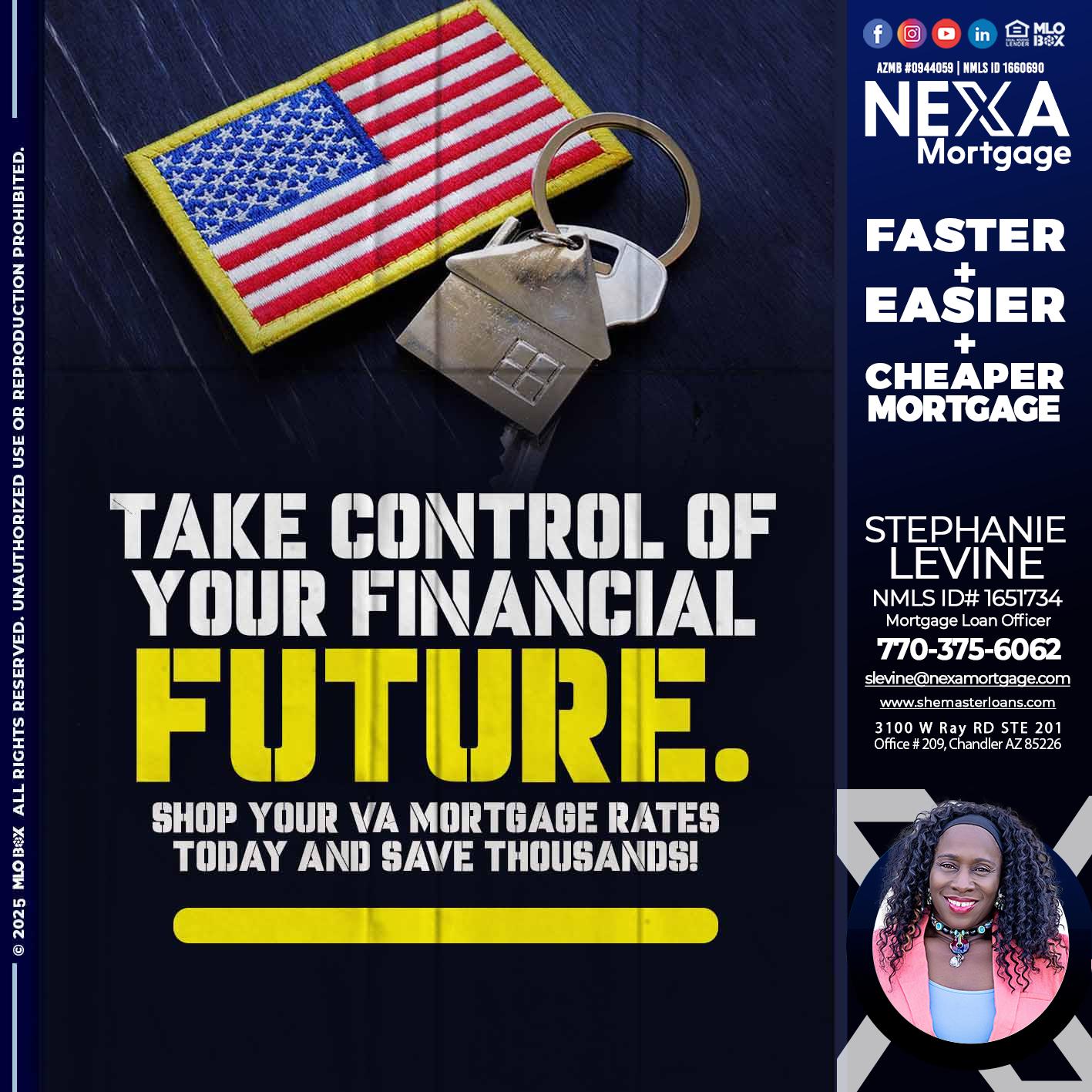 take control - Stephanie Levine -Mortgage Loan Officer