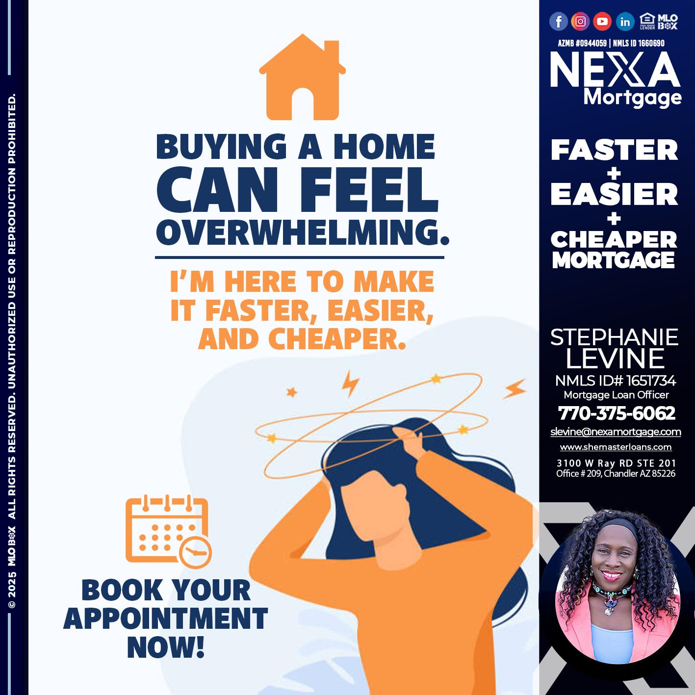 BUYING A HOME - Stephanie Levine -Mortgage Loan Officer
