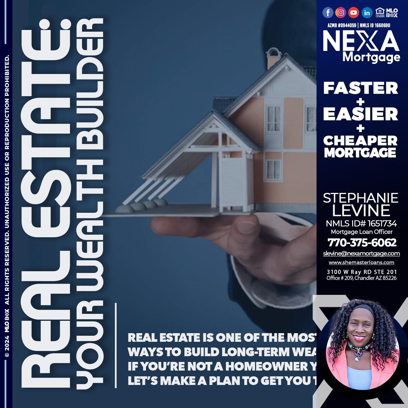 REAL ESTATE - Stephanie Levine -Mortgage Loan Officer