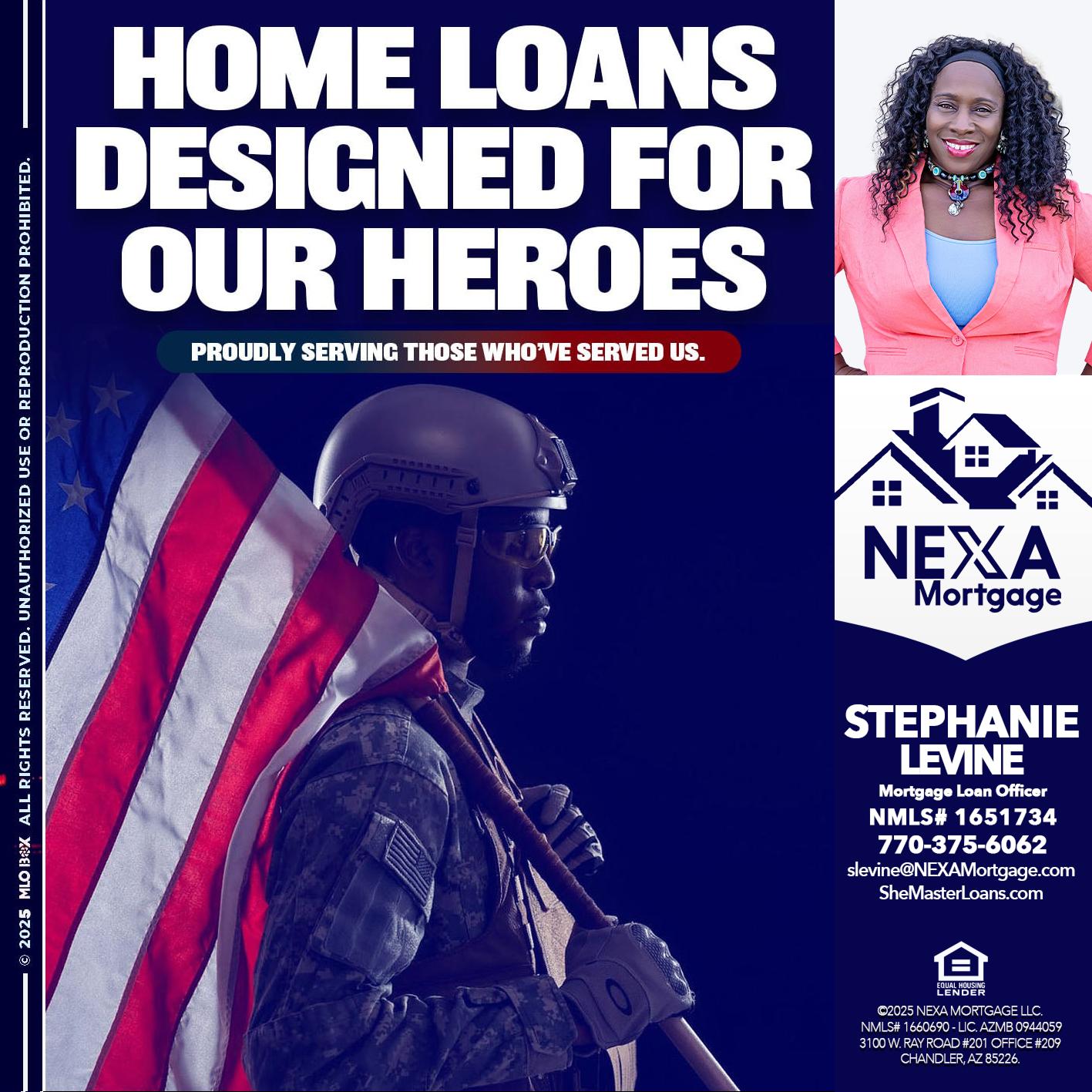 home loans - Stephanie Levine -Mortgage Loan Officer