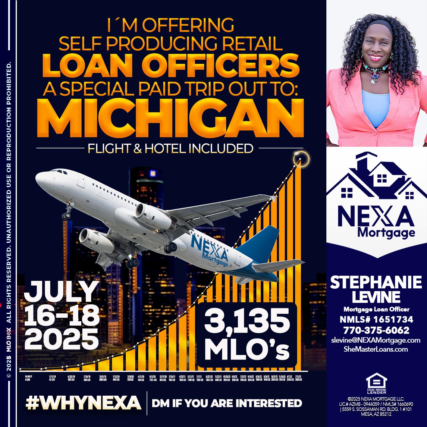 MICHIGAN TRIP - Stephanie Levine -Mortgage Loan Officer