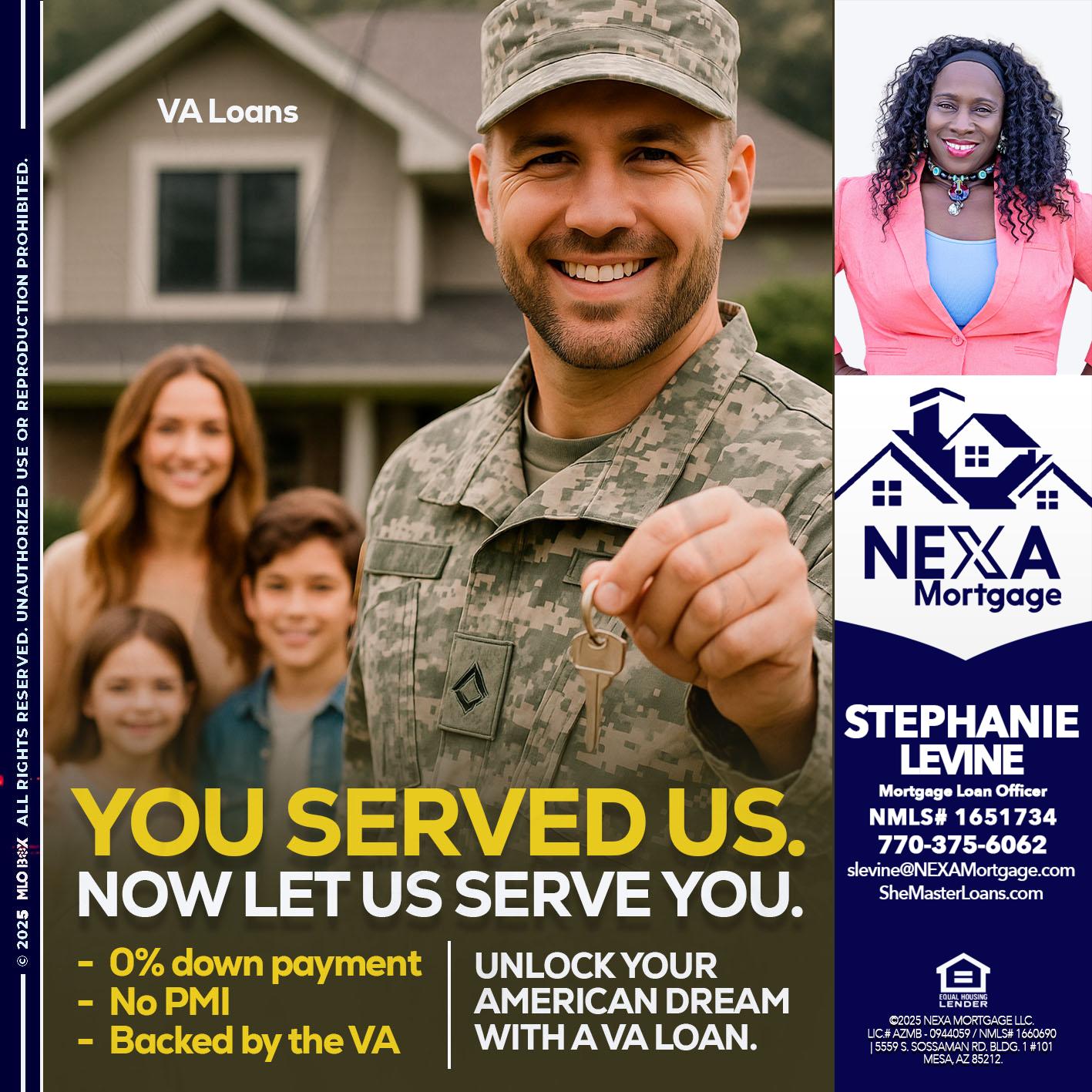 YOU DESERVED - Stephanie Levine -Mortgage Loan Officer