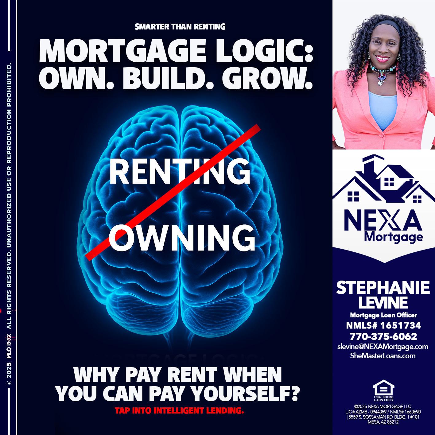 mortgage logic - Stephanie Levine -Mortgage Loan Officer