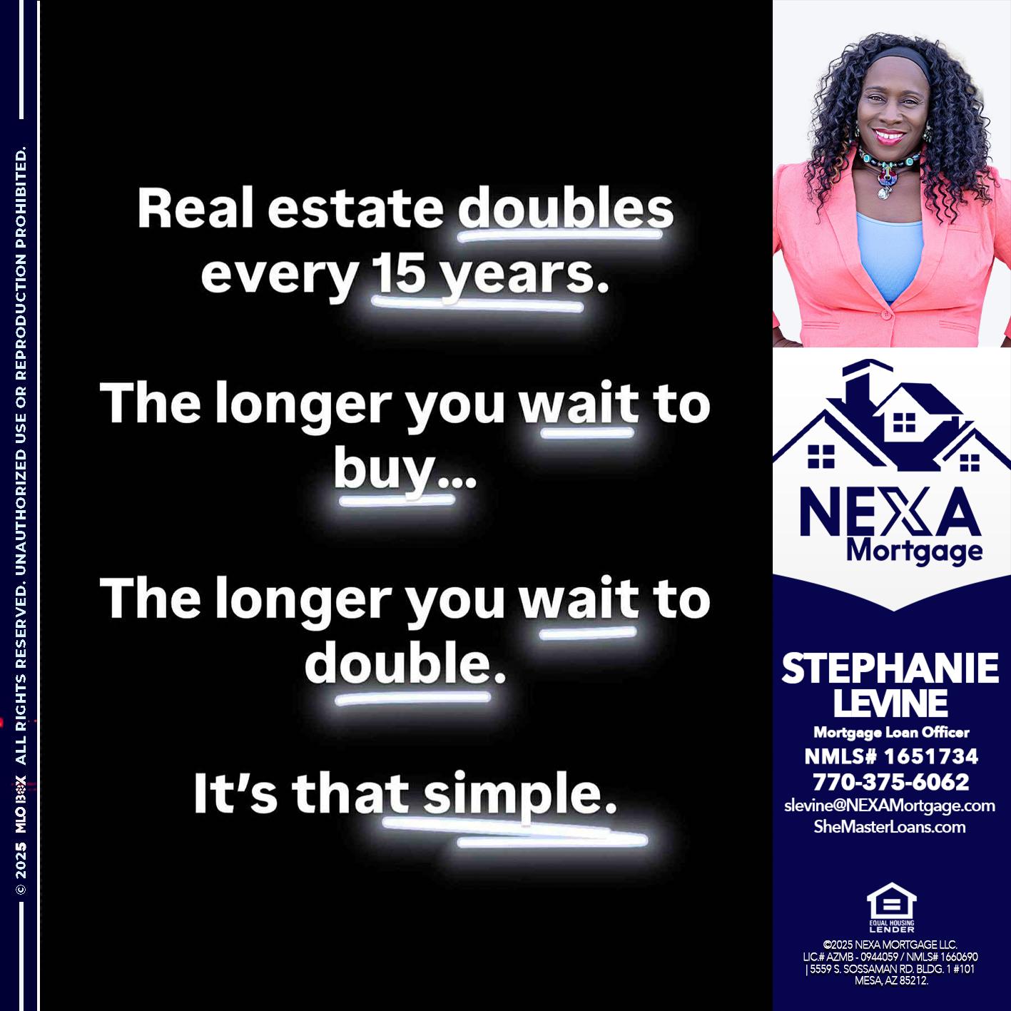 REAL ESTATE - Stephanie Levine -Mortgage Loan Officer