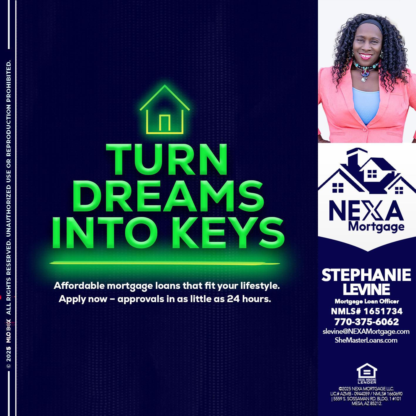 turn dreams - Stephanie Levine -Mortgage Loan Officer