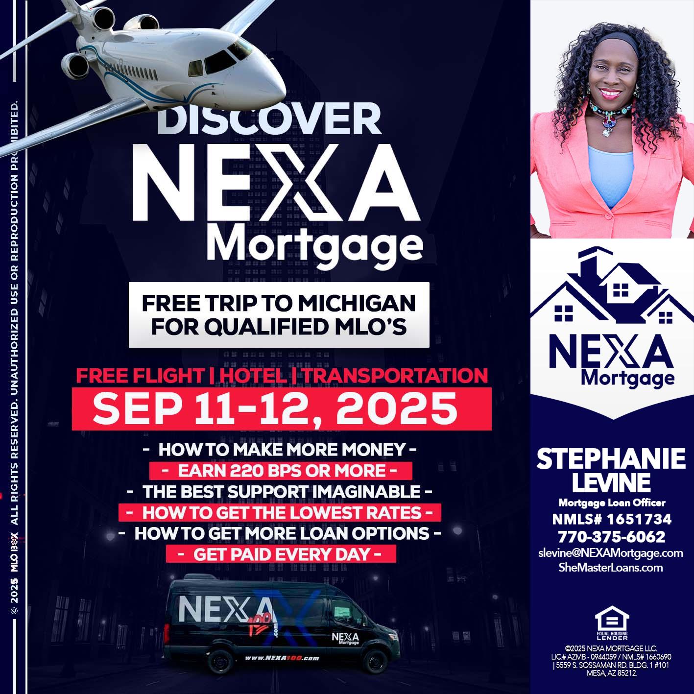 DISCOVER NEXA MORTGAGE - Stephanie Levine -Mortgage Loan Officer