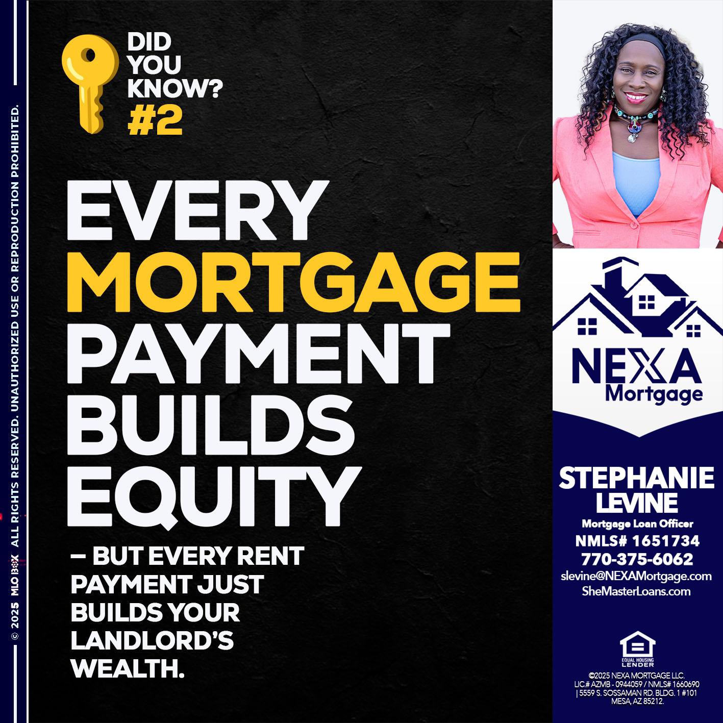 DID YOU KNOW? - Stephanie Levine -Mortgage Loan Officer