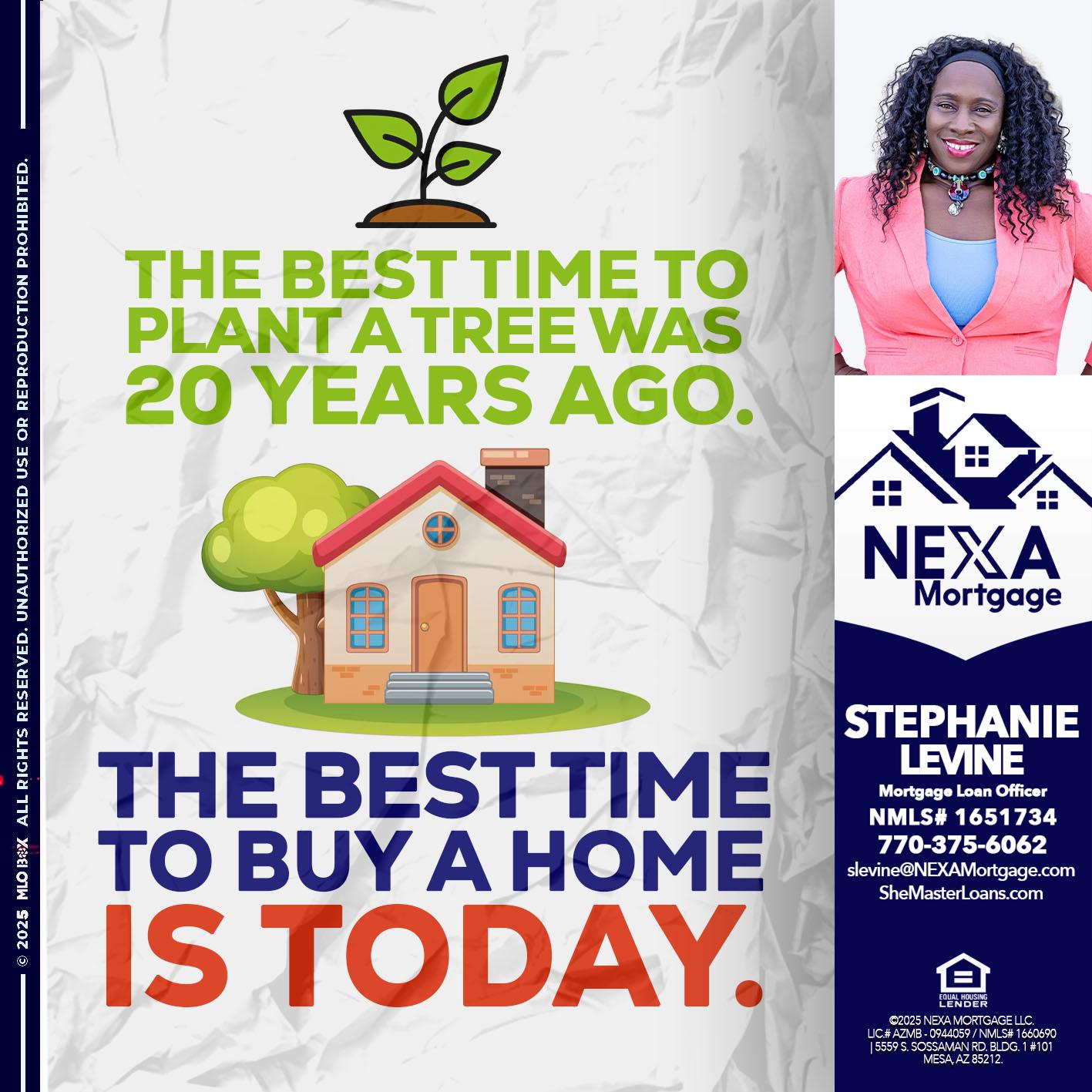 BEST TIME TO - Stephanie Levine -Mortgage Loan Officer