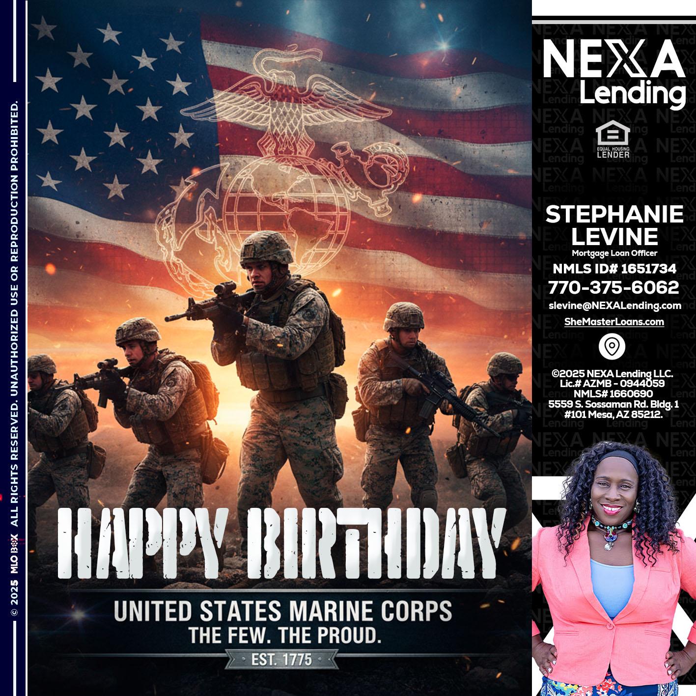 happy birthday - Stephanie Levine -Mortgage Loan Officer