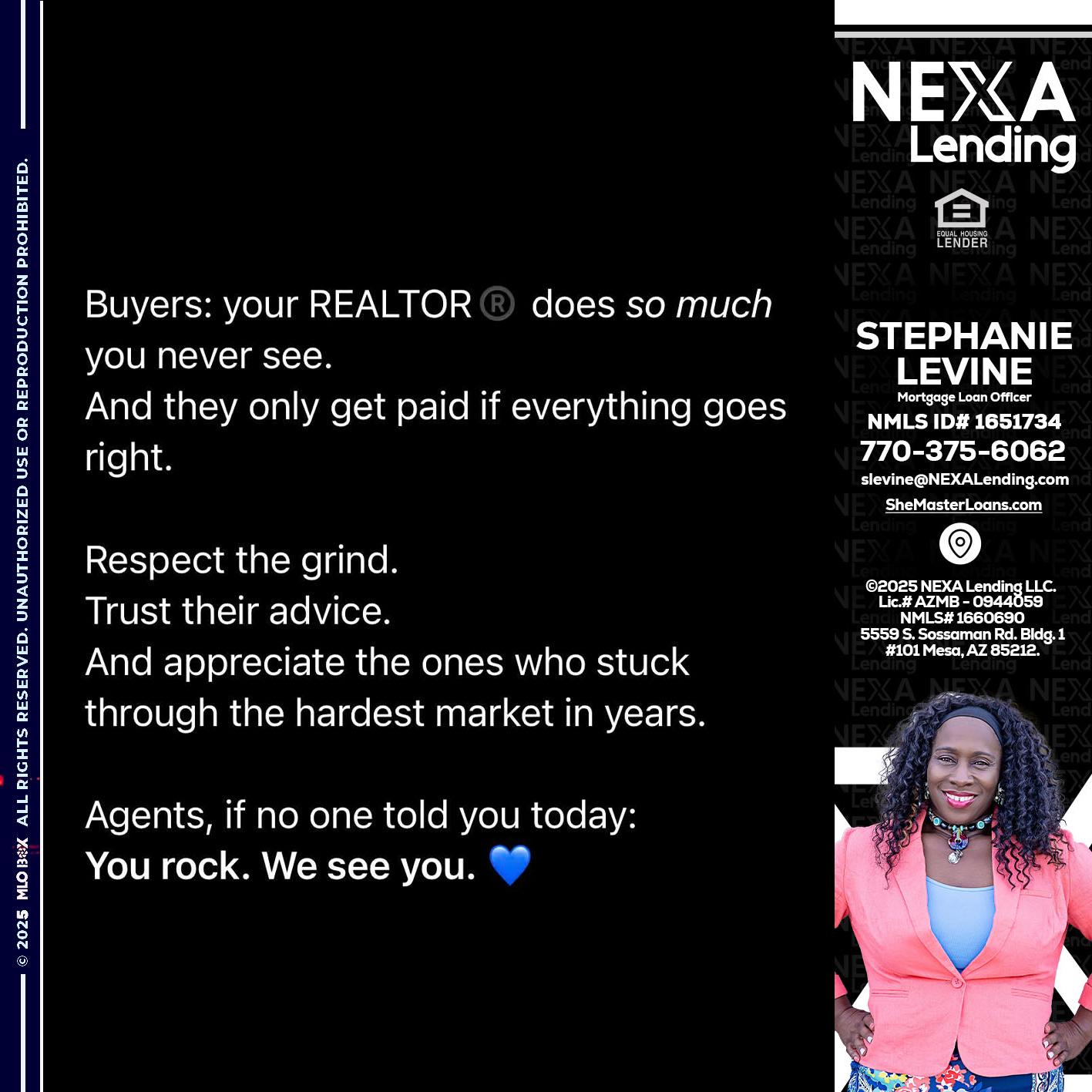 BUYERS - Stephanie Levine -Mortgage Loan Officer