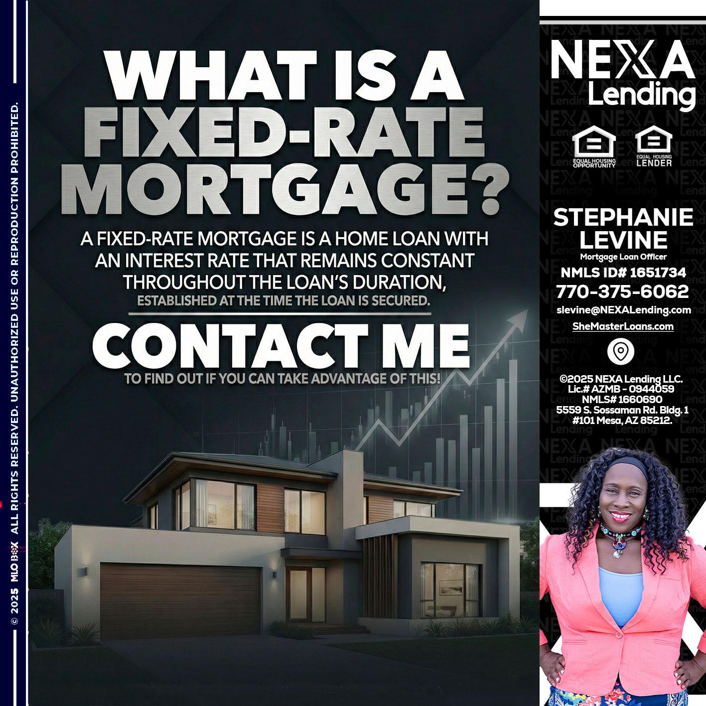WHAT IS A - Stephanie Levine -Mortgage Loan Officer