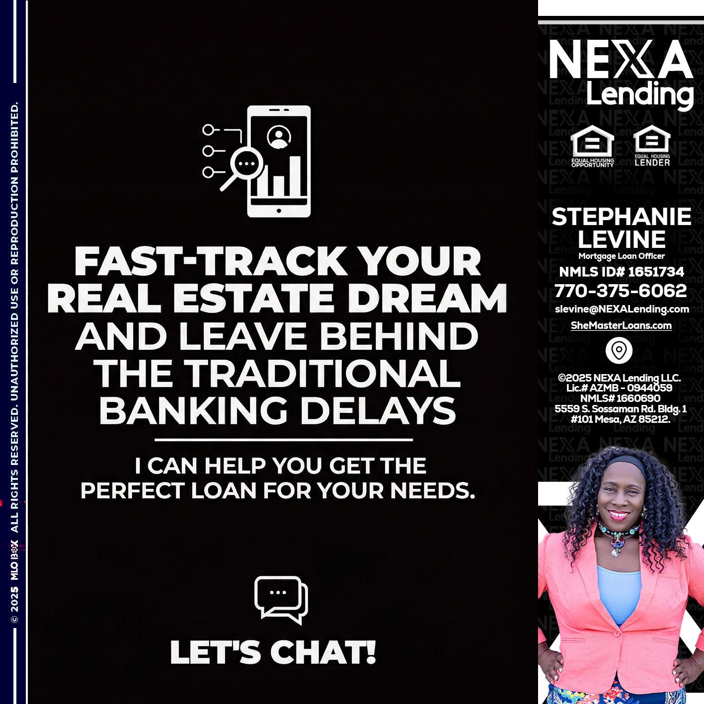 FAST TRACK - Stephanie Levine -Mortgage Loan Officer
