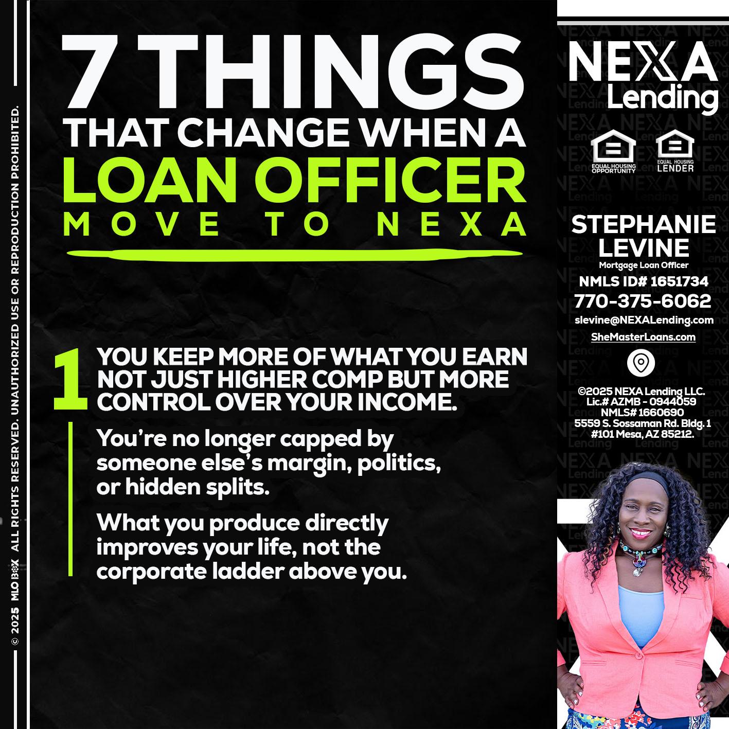7 THINGS (1) - Stephanie Levine -Mortgage Loan Officer