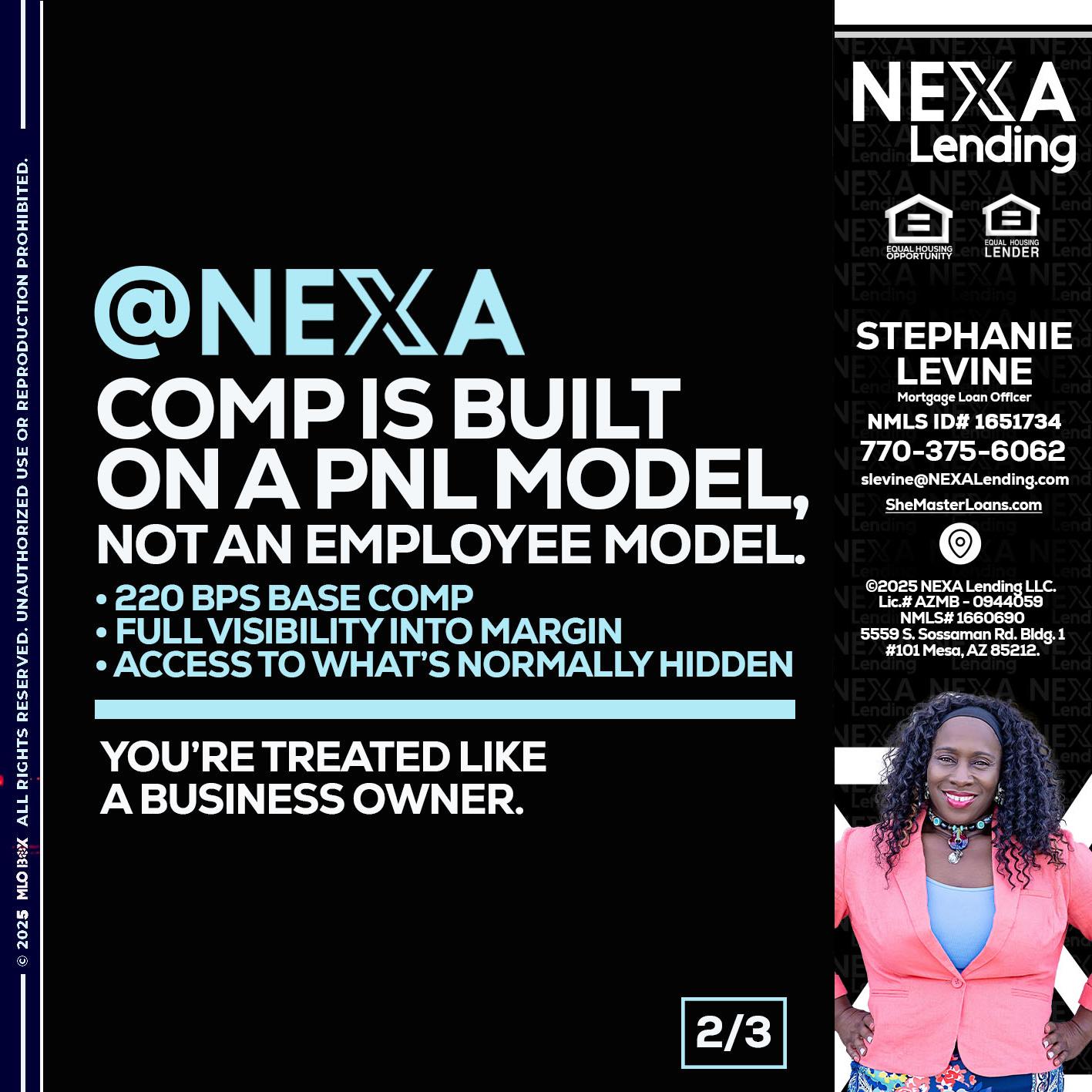 2 OF 3 - Stephanie Levine -Mortgage Loan Officer