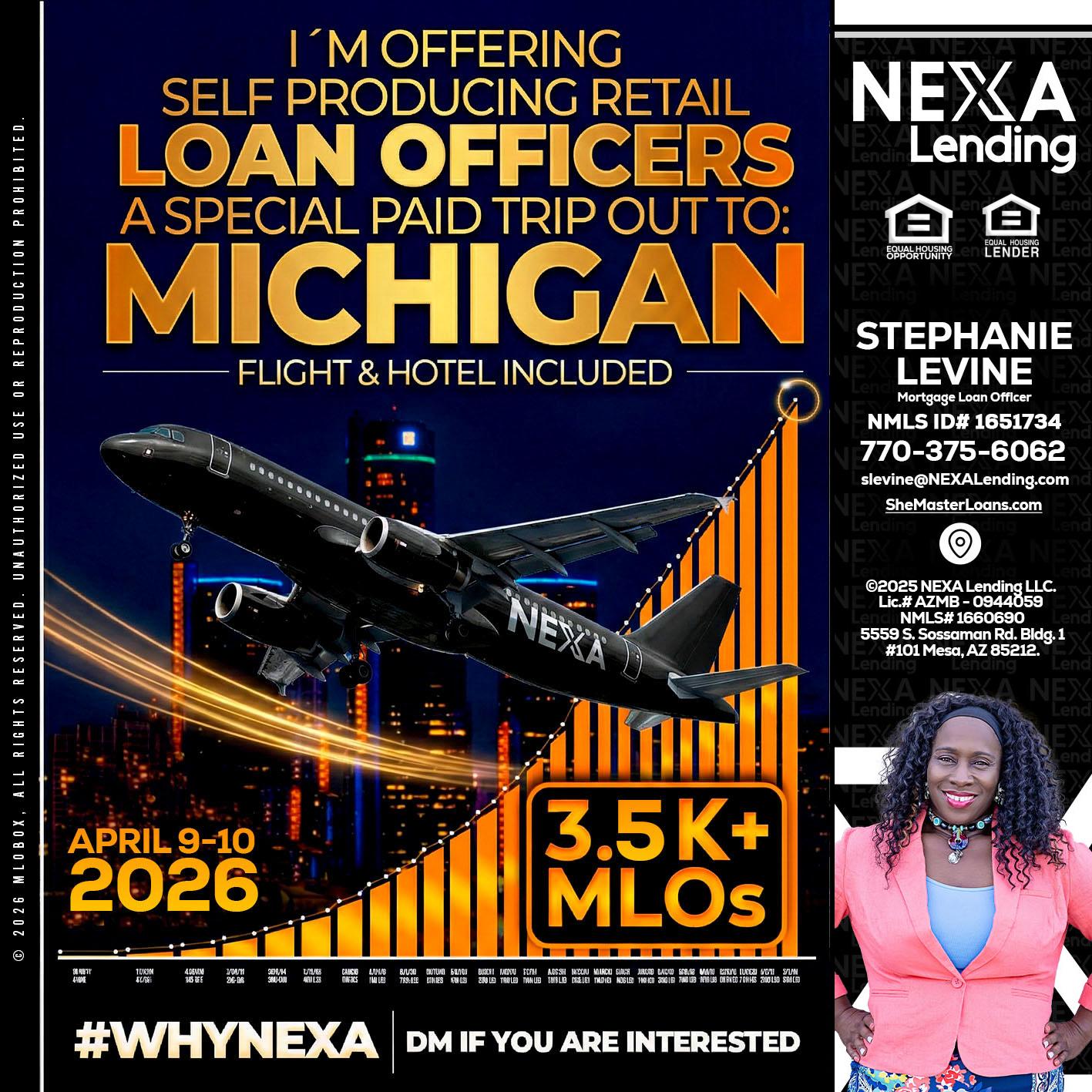 3.5K - Stephanie Levine -Mortgage Loan Officer