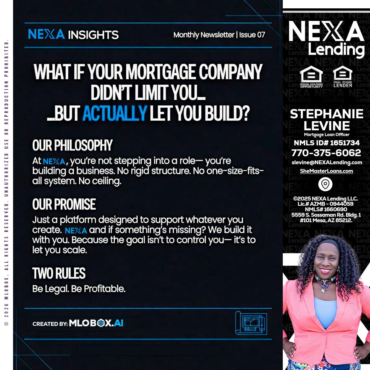 NEXA INSIGHTS - Stephanie Levine -Mortgage Loan Officer