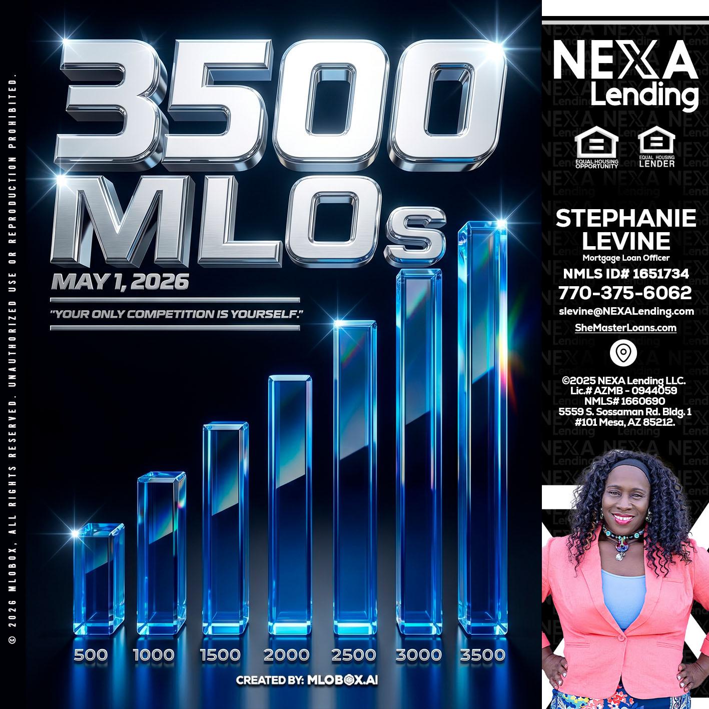 3500 MLOs - Stephanie Levine -Mortgage Loan Officer