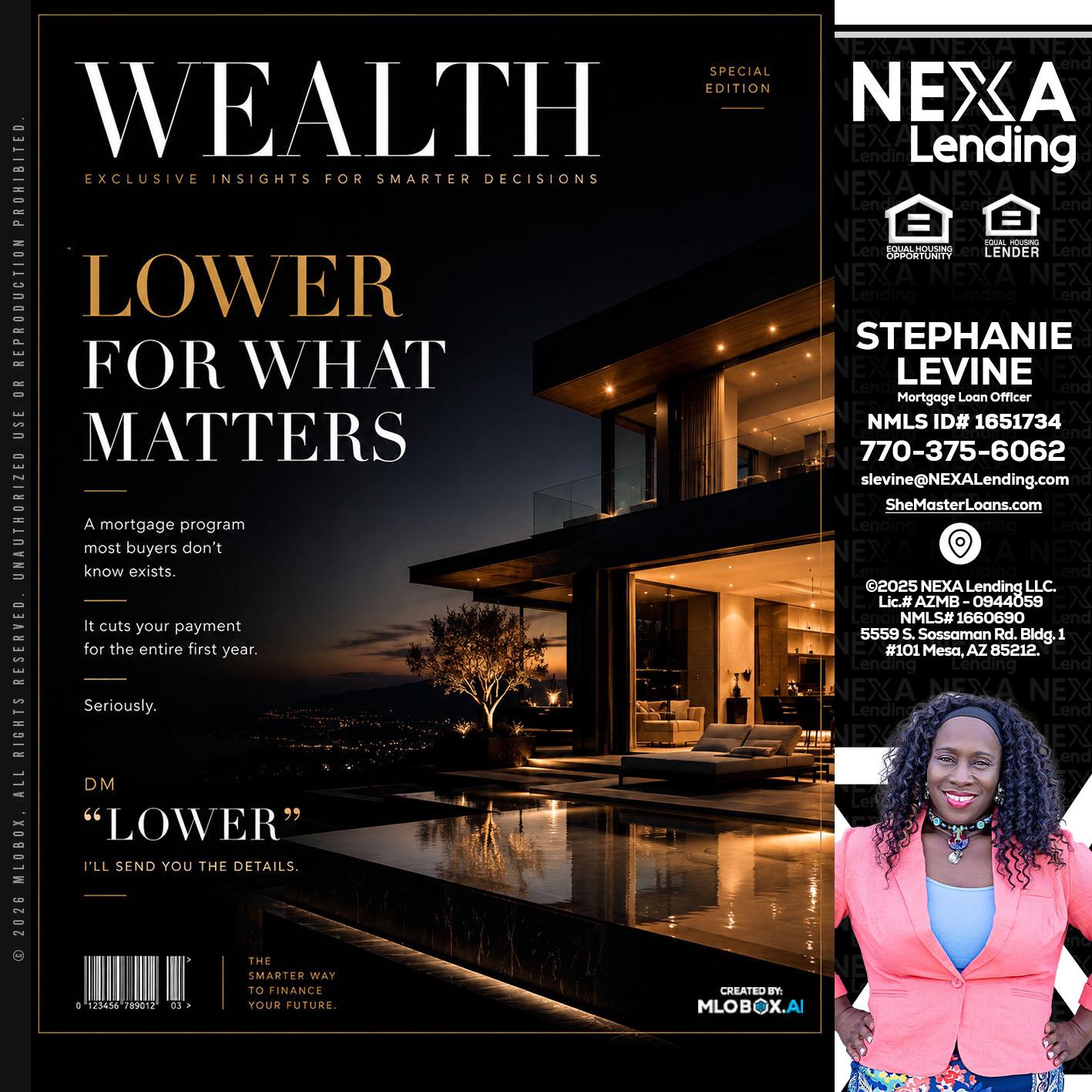WEALTH - Stephanie Levine -Mortgage Loan Officer