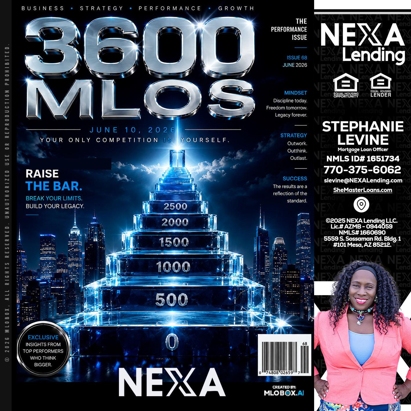 3600 MLOs - Stephanie Levine -Mortgage Loan Officer