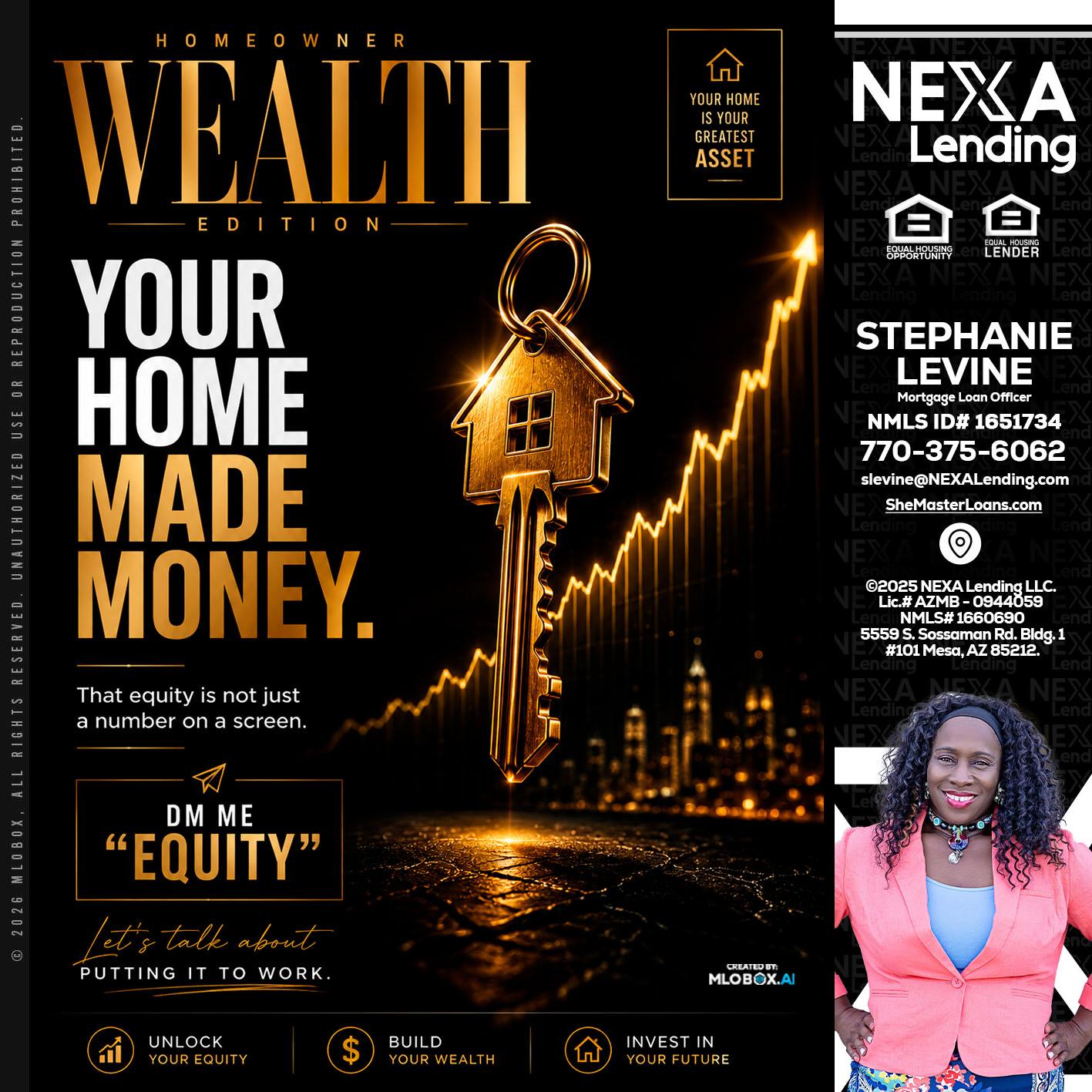 YOUR HOME MADE - Stephanie Levine -Mortgage Loan Officer