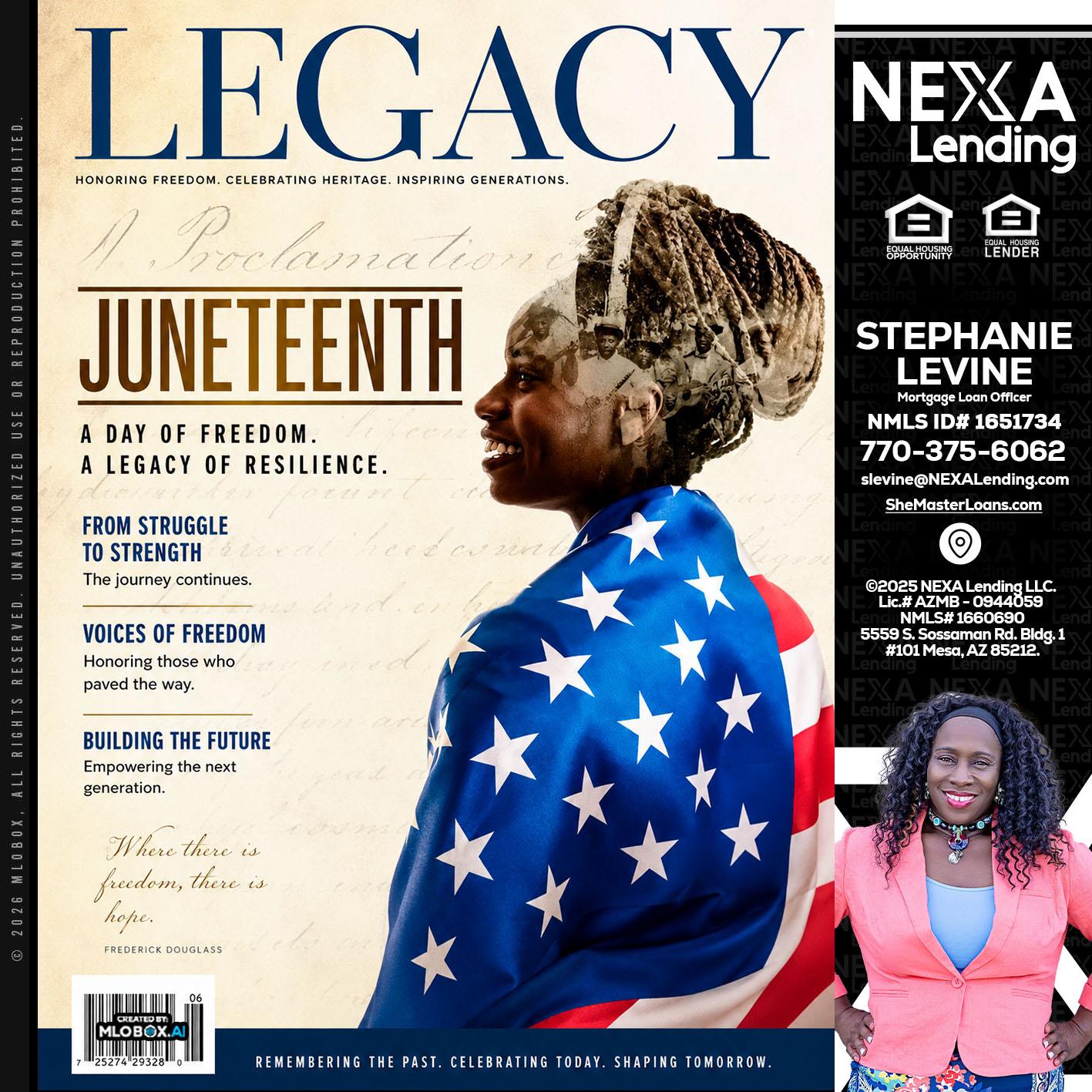 LEGACY - Stephanie Levine -Mortgage Loan Officer