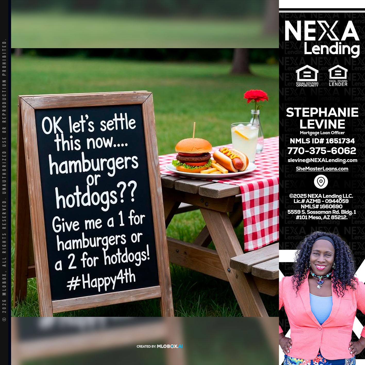 let settle this - Stephanie Levine -Mortgage Loan Officer