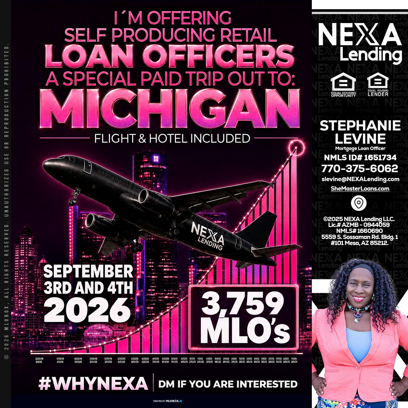 MICHIGAN TRIP - Stephanie Levine -Mortgage Loan Officer