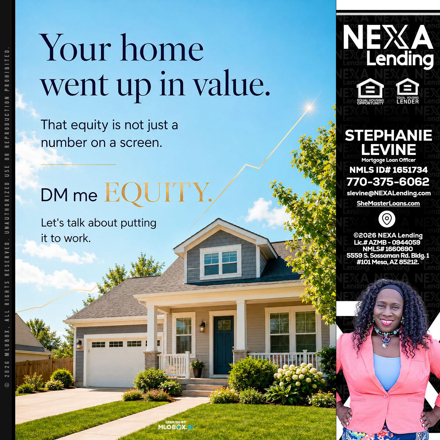 YOUR HOME - Stephanie Levine -Mortgage Loan Officer